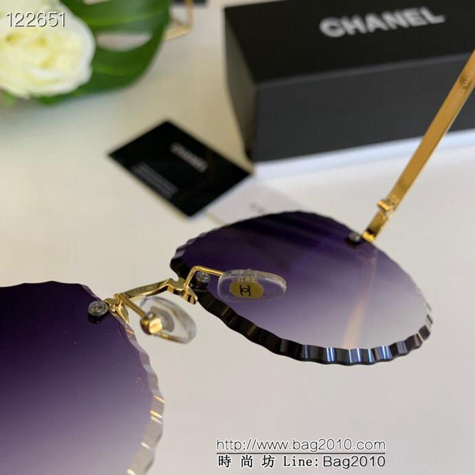 CHANEL香奈兒 女款墨鏡 玻璃花紋切割 質感非常棒 女款太陽鏡  lly1237